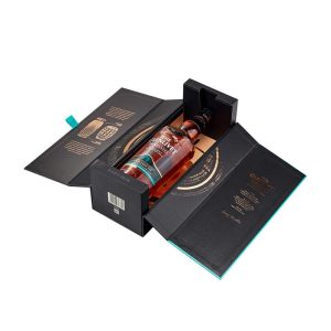 Magnetic whisky packaging box